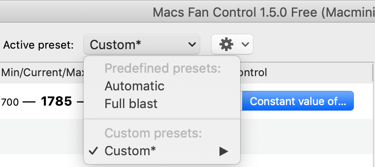 mac fan control for gaming